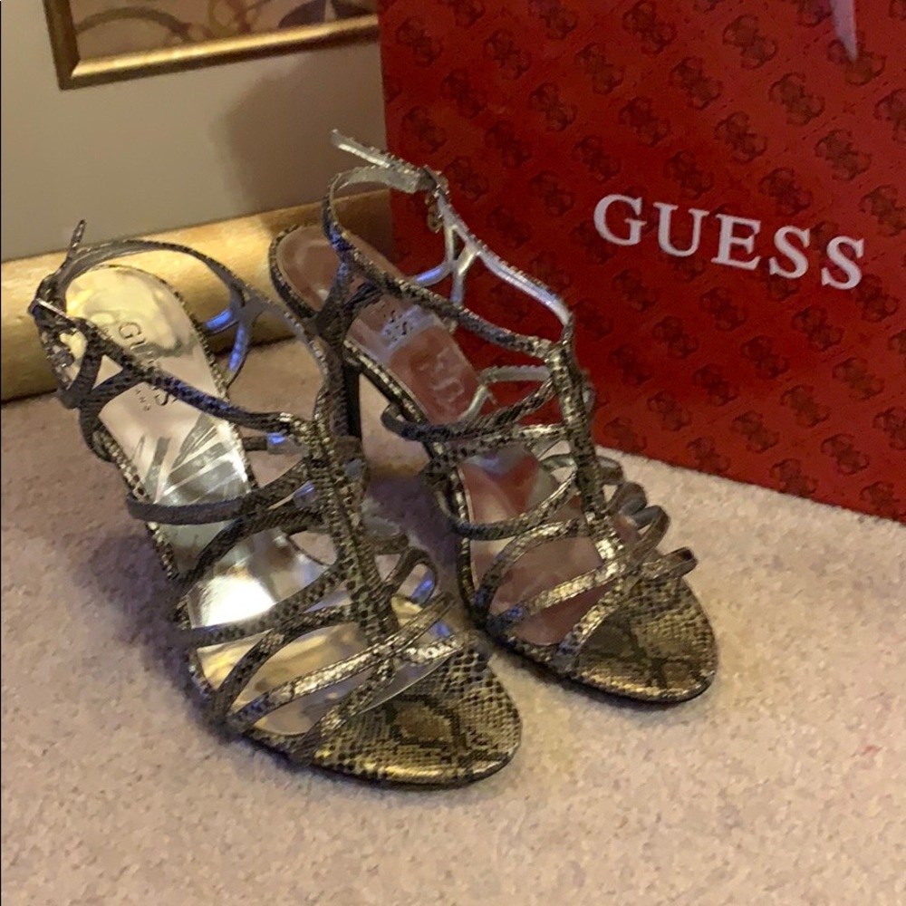 Guess strappy sandals size 7
